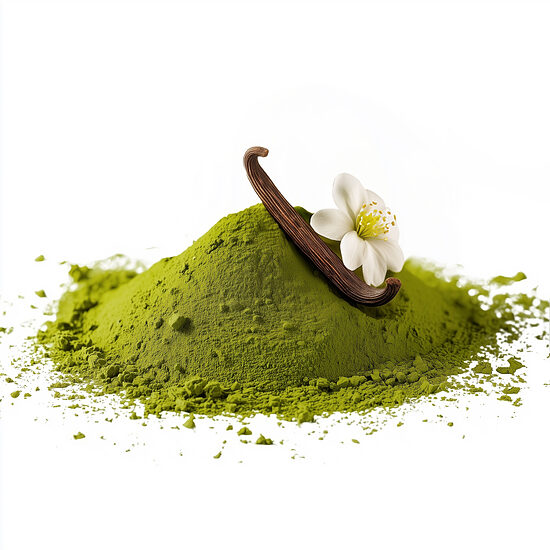 Matcha ar vaniļu garšu