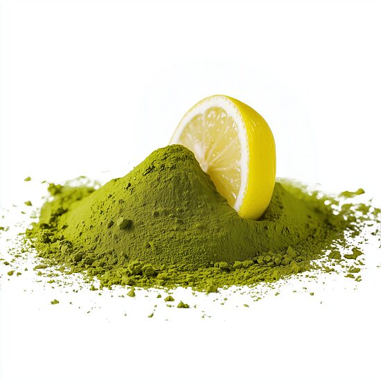 Matcha ar citronu garšu