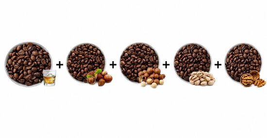 Riekstu Kafijas degustācijas komplekts (5 × 40 g)