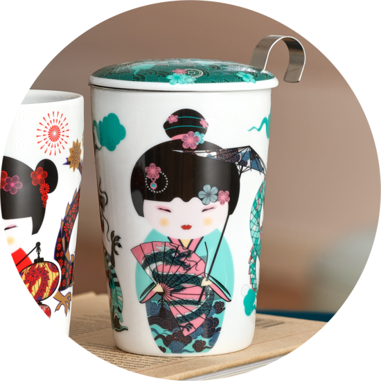 Porcelāna krūze TEAEVE Sweet Little Geisha Water
