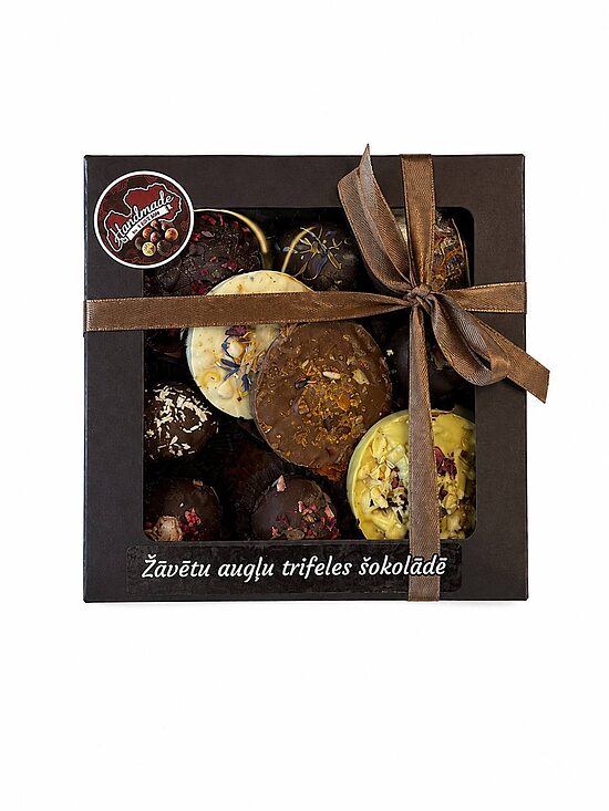 Žāvētu augļu trifeles šokolāde 220 g.