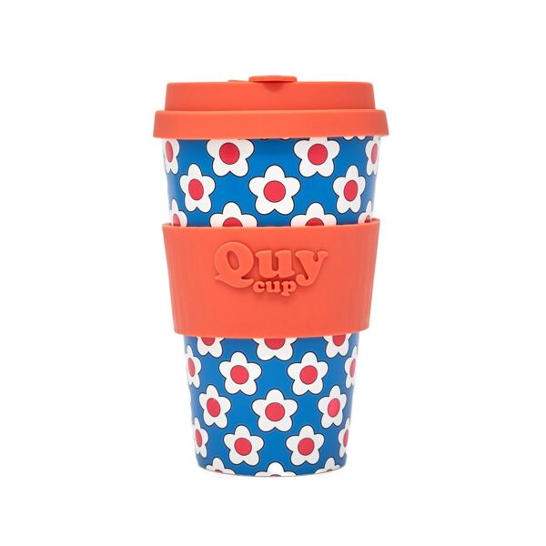 Eko-plastmasa krūze QUYCUP DAISY BLUE