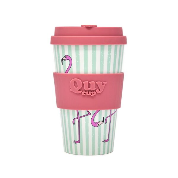 Eko-plastmasa krūze QUYCUP FLAMINGO