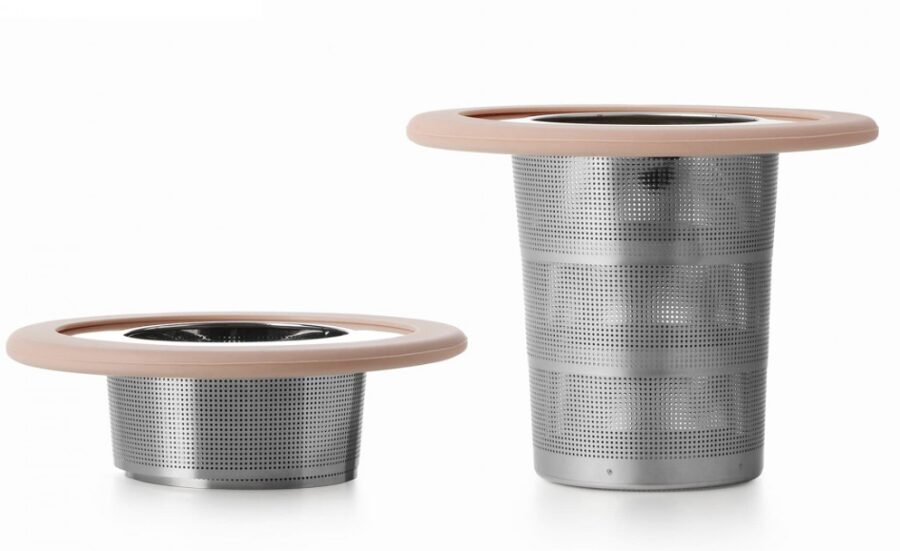 Filtrs Infusion™ Collaptable tea strainer akmens roze