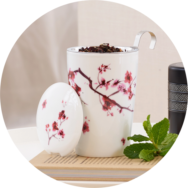 Porcelāna krūze TEAEVE® “Cherry Blossom” 350ml