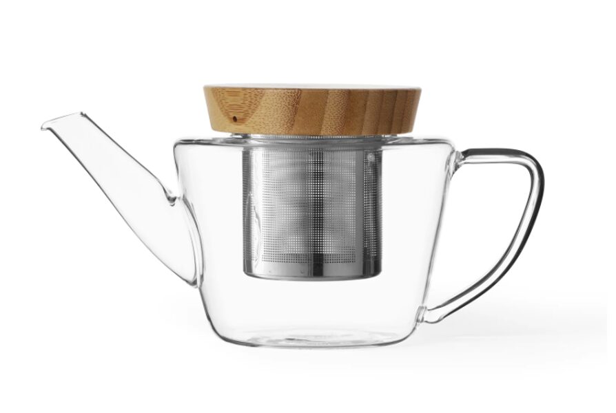 Tējkanna Infusion™ Glass teapot ar koka vāku 1000ml